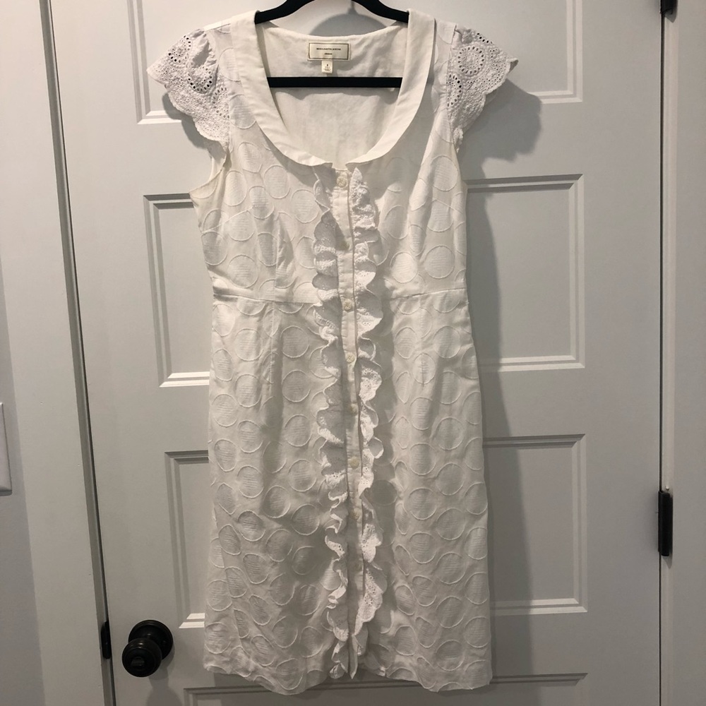 White Anthropologie dress